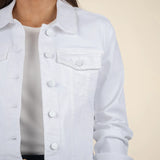 Julia Jacket | White Denim