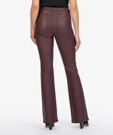 Ana Coated Denim | Bordeaux