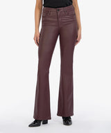 Ana Coated Denim | Bordeaux