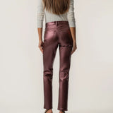 Blair High Rise | Burgundy