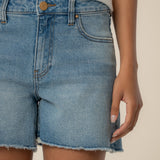 Jane High Rise Long | Light Wash