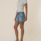 Jane High Rise Long | Light Wash