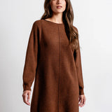 Asima Sweater Dress | Brown