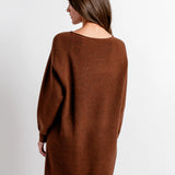 Asima Sweater Dress | Brown
