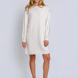 Asima Sweater Dress | Cream