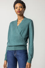 Deep Sea Wrap Sweater