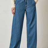 Denim Drawcord Pants