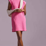 Saddle Sleeve Shift Dress
