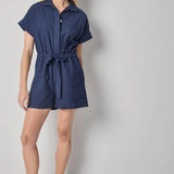 Navy Romper
