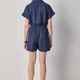 Navy Romper