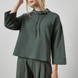 Scrunch Neck Pullover