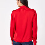 Leland Blouse | Ruby Red