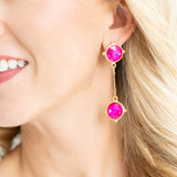 Coupe Swing Earrings | Hot Pink