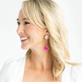 Coupe Swing Earrings | Pink Party