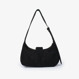 Sana Shoulder Faux Suede Bag