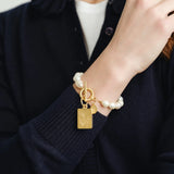 Bird Bam Mahjong Pearl Bracelet