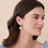Mother of Pearl Heart Earrings