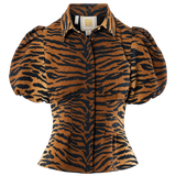 Britt Top | Tiger Jacquard