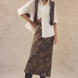 Izabel Leopard Skirt