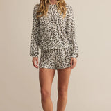 Lux Leopard Long Sleeve Top