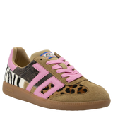 Squid Sneaker | Leopard Zebra Fuchsia