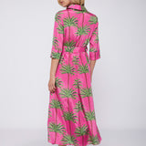 Mabel Pink Palm Dress