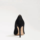 Hazel Pointed Toe Pump | Black Suede