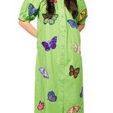 Green Butterfly Midi