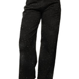 Black Wide Leg Denim