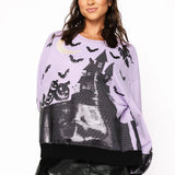 Halloween House Sweatshirt | Lavender