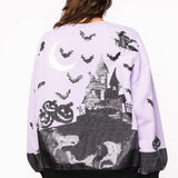 Halloween House Sweatshirt | Lavender