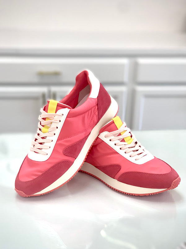Farrah Sneakers | Bright Pink
