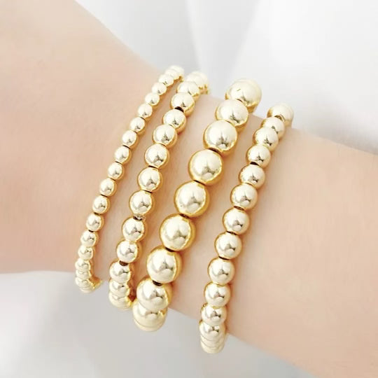 Gold Bead Bracelets
