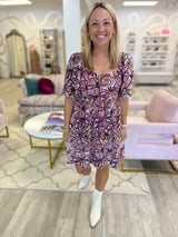 Purple Swirl Dress