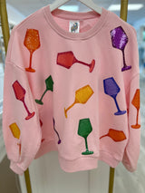 Wine Glass Sweatshirt