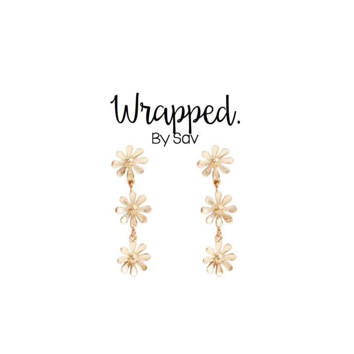 Flower Drop Studs