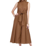 Brown Wrap Dress