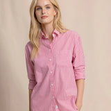 Katherine Stripe Shirt | Red