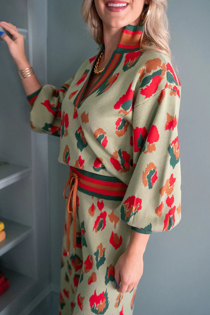 Lolli Sweater | Brushed Ikat
