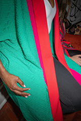 Demi Duster | Green Monogram