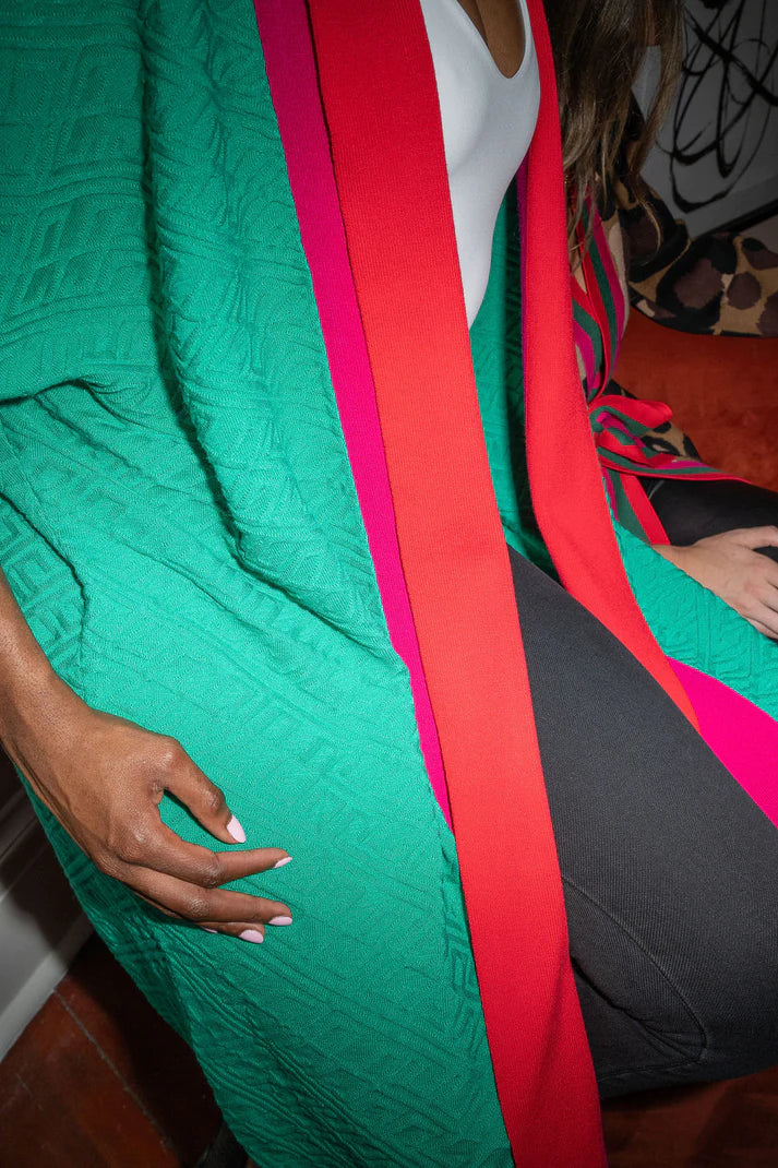 Demi Duster | Green Monogram