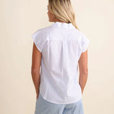 Hampton Top | Blue & White Stripe