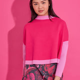 Leona Sweater | Pink Flamingo