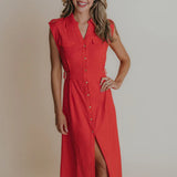 Hillary Dress | Shrimp