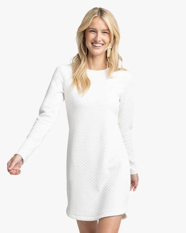 Milani Texture Dress | Marshmallow