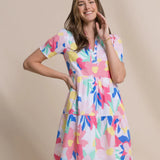 Mina Floral Print Dress