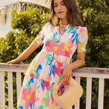 Mina Floral Print Dress