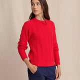 Saige Sweater | Grenadine Red