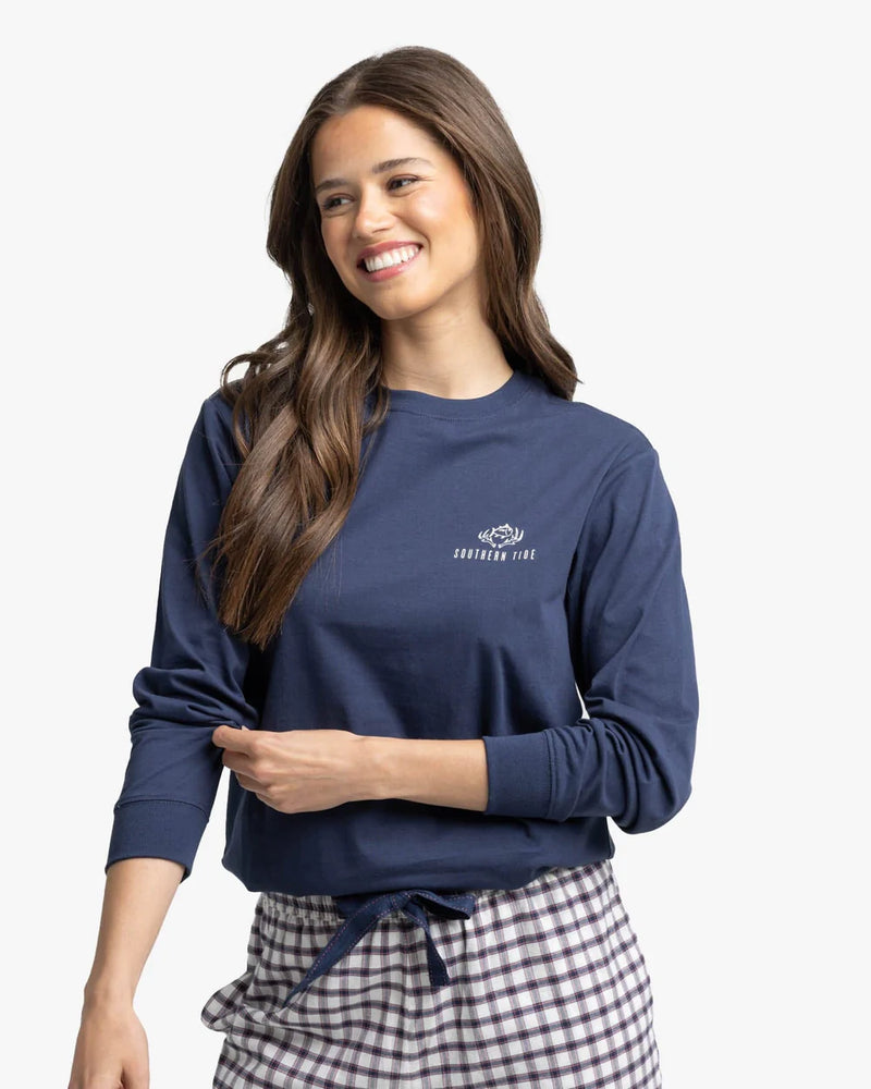 Snowy Sleeve Long Sleeve Tee