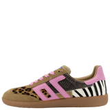 Squid Sneaker | Leopard Zebra Fuchsia